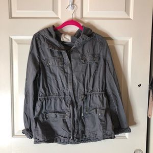 Gray utility jacket